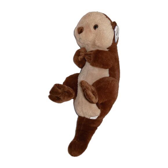 NWT Justin Otter Toy Factory 24" Plush Paradise 2023 Large Brown Stuffed Animal - Picture 1 of 14